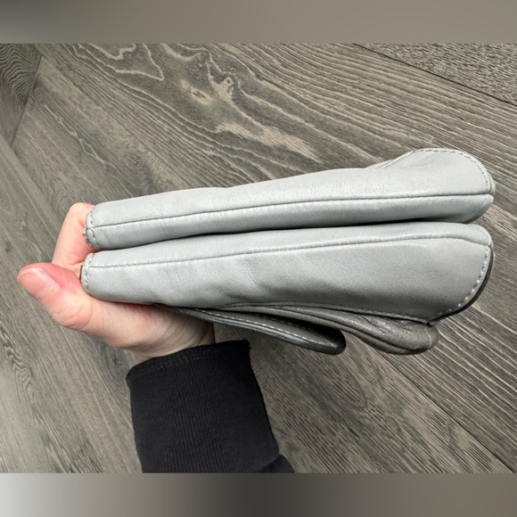 Coach Kristen Willow Leather Shoulder Bag in Gray - Picture 5 of 14